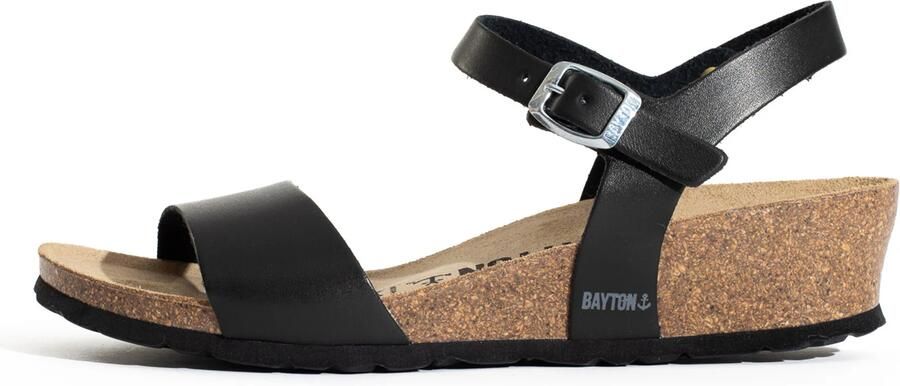 Bayton Sandalen met riem 'Wodonga' zwart