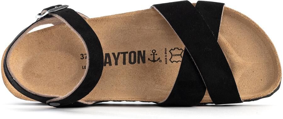 Bayton Sandalen met riem zwart - Foto 4