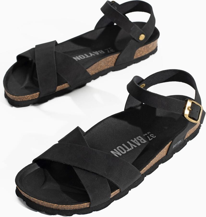 Bayton Sandalen met riem zwart - Foto 2