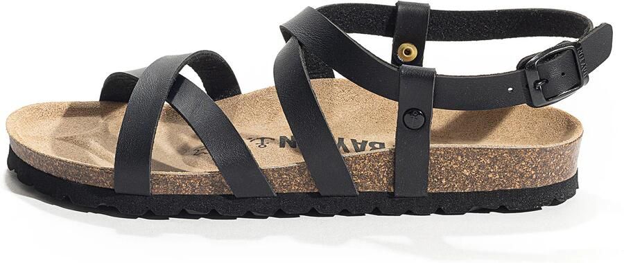 Bayton Sandalen met riem zwart