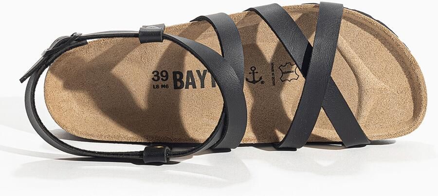 Bayton Sandalen met riem zwart - Foto 4