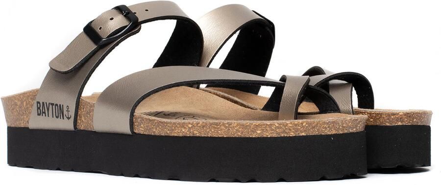 Bayton Teenslipper 'Andromac' goud zwart - Foto 6