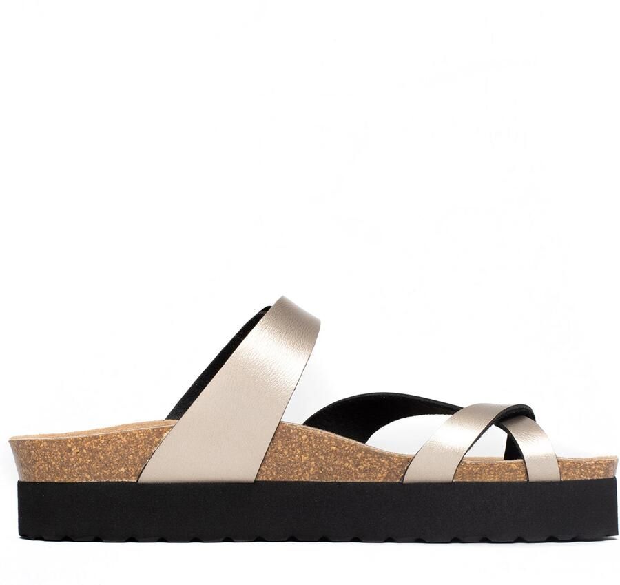 Bayton Teenslipper 'Andromac' goud zwart - Foto 2