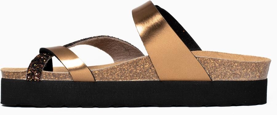Bayton Teenslipper 'Andromac' lichtbruin donkerbruin - Foto 5