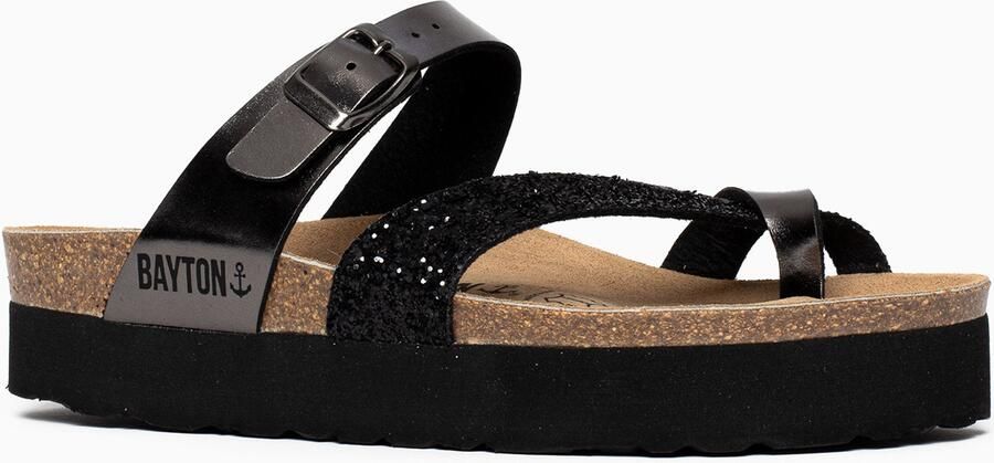 Bayton Teenslipper 'Andromac' zilvergrijs zwart - Foto 4
