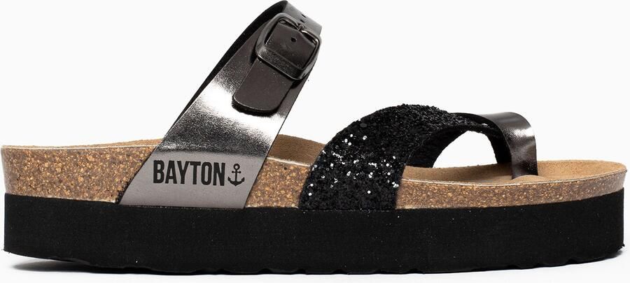 Bayton Teenslipper 'Andromac' zilvergrijs zwart - Foto 5