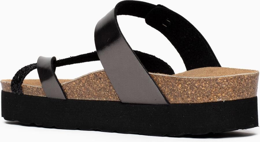 Bayton Teenslipper 'Andromac' zilvergrijs zwart - Foto 3
