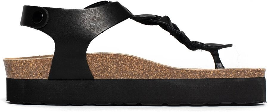 Bayton Teenslipper 'Badajoz' bruin donkergrijs zwart - Foto 6