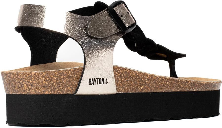 Bayton Teenslipper 'Badajoz' bruin goud zwart - Foto 2