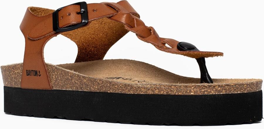 Bayton Teenslipper 'Badajoz' bruin - Foto 4
