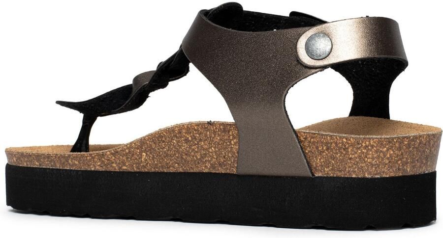 Bayton Teenslipper 'Badajoz' bruin zwart - Foto 3