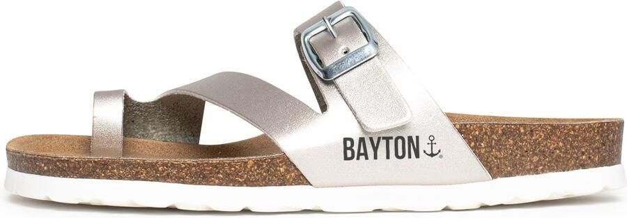 Bayton Teenslipper 'Biscaye' antraciet zilver
