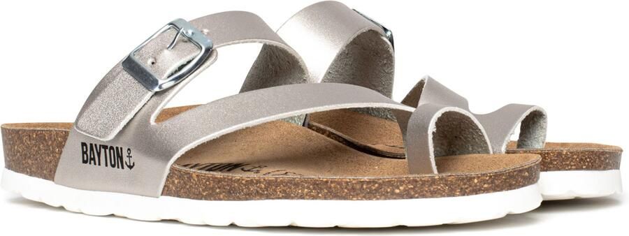 Bayton Teenslipper 'Biscaye' antraciet zilver - Foto 5