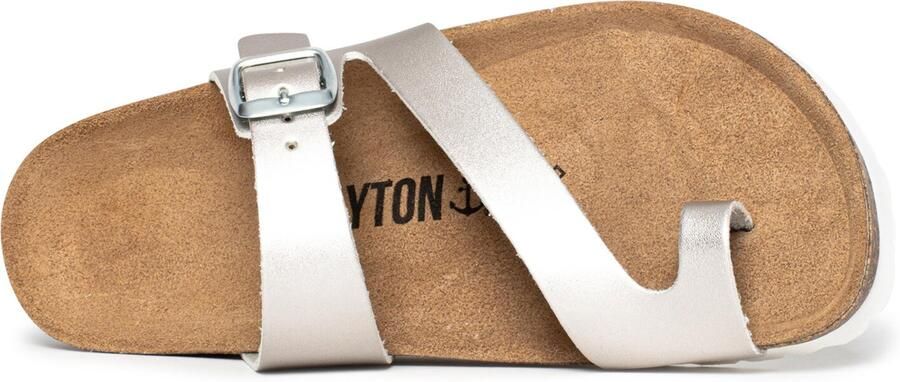 Bayton Teenslipper 'Biscaye' antraciet zilver - Foto 3
