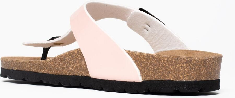 Bayton Teenslipper bruin lichtroze zwart - Foto 2