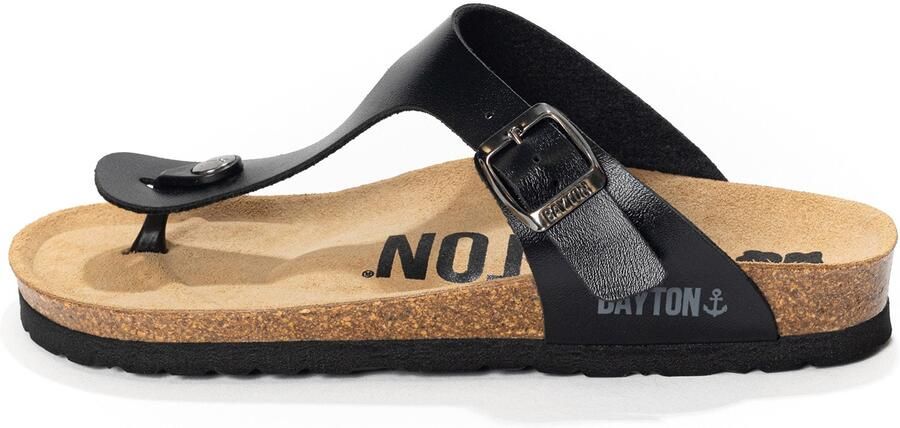 Bayton Teenslipper 'CAIRNS' grijs zwart