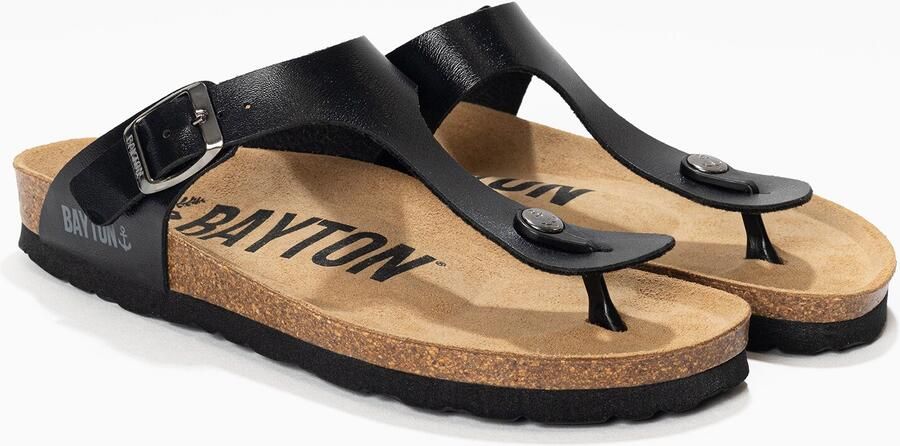 Bayton Teenslipper 'CAIRNS' grijs zwart - Foto 4