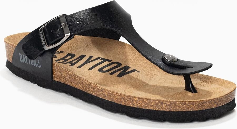 Bayton Teenslipper 'CAIRNS' grijs zwart - Foto 3