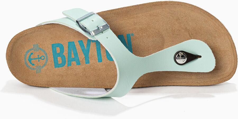 Bayton Teenslipper 'CAIRNS' pastelgroen zwart - Foto 5