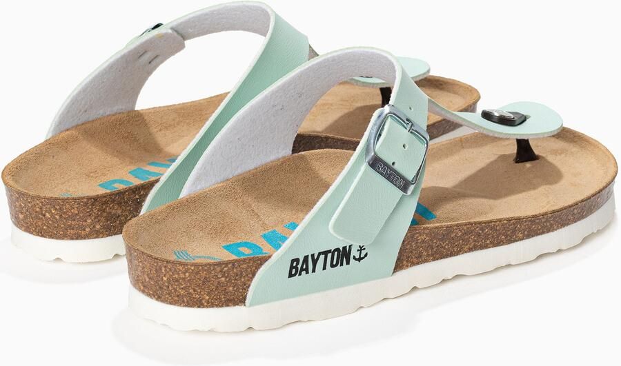 Bayton Teenslipper 'CAIRNS' pastelgroen zwart - Foto 2