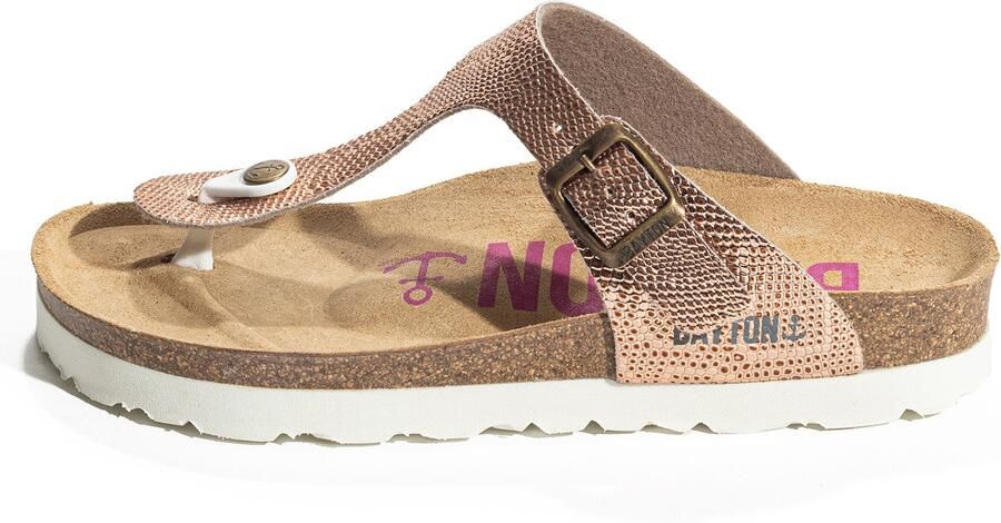 Bayton Teenslipper 'Cairns' rose-goud