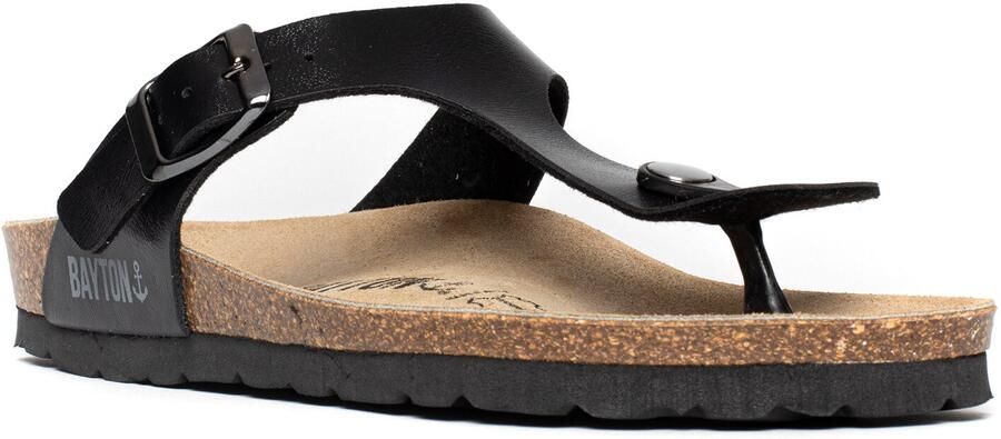 Bayton Teenslipper 'CAIRNS' stone grey zwart - Foto 3