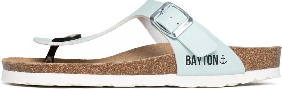 Bayton Teenslipper 'Carins' mintgroen zwart zilver