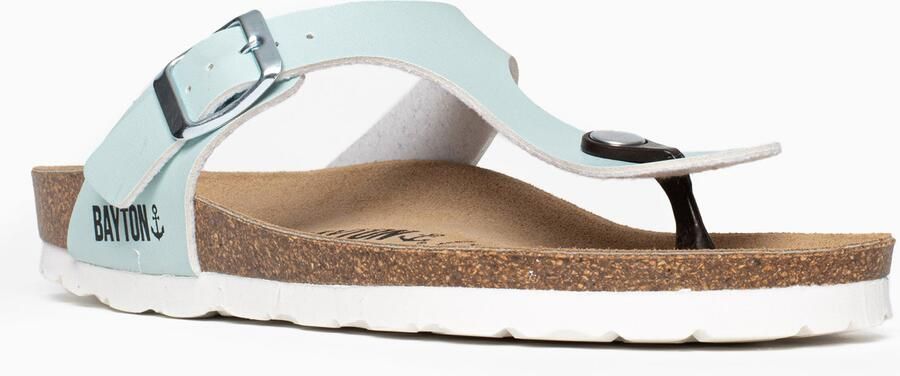 Bayton Teenslipper 'Carins' mintgroen zwart zilver - Foto 2