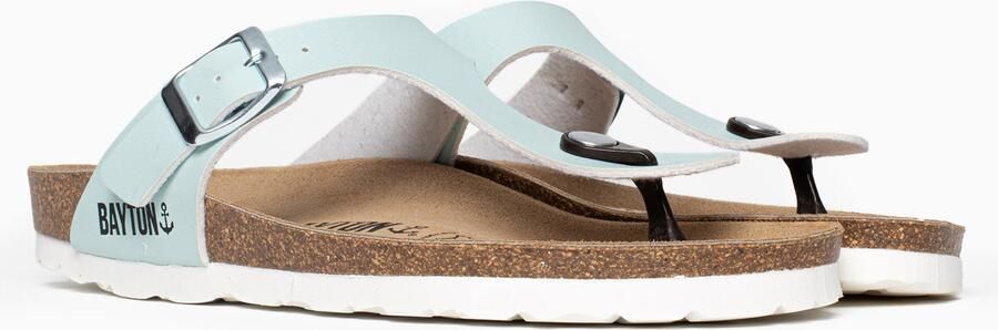 Bayton Teenslipper 'Carins' mintgroen zwart zilver - Foto 5