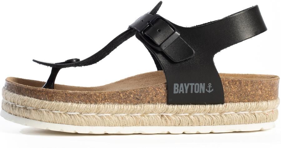 Bayton Teenslipper 'Celiane' crème bruin zwart wit