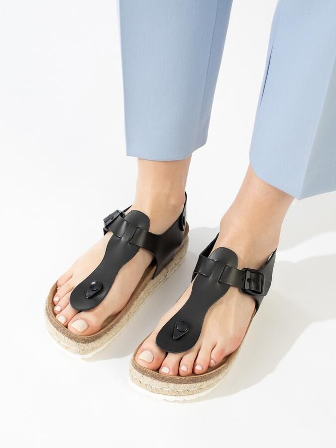 Bayton Teenslipper 'Celiane' crème bruin zwart wit - Foto 4