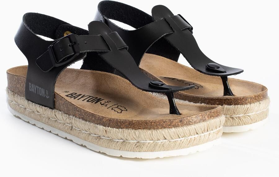 Bayton Teenslipper 'Celiane' crème bruin zwart wit - Foto 5