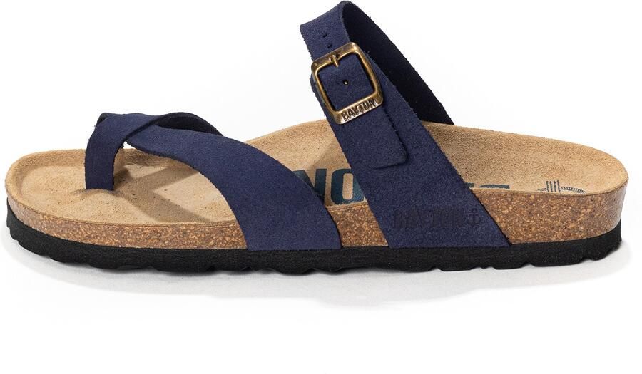 Bayton Teenslipper 'Diane' beige navy bruin zwart