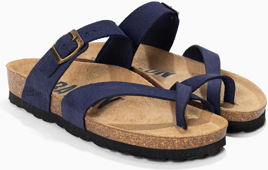 Bayton Teenslipper 'Diane' beige navy bruin zwart - Foto 4