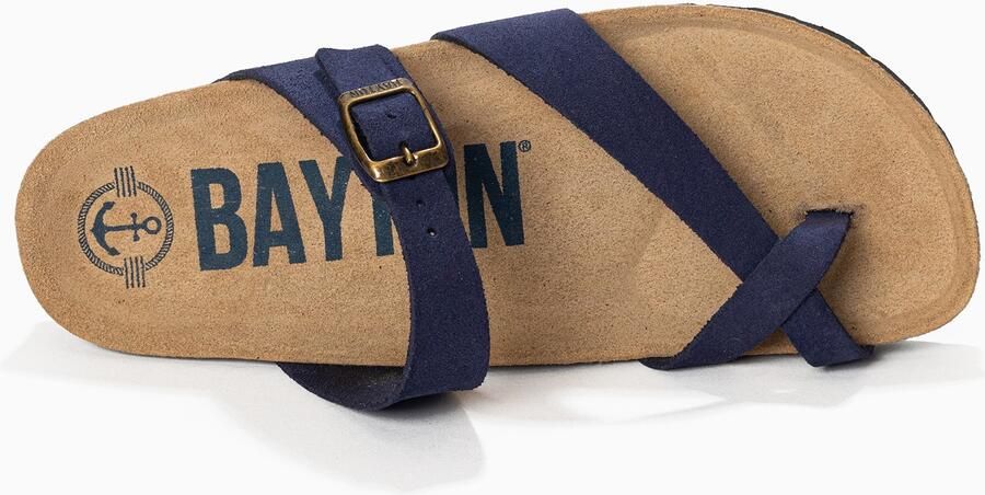 Bayton Teenslipper 'Diane' beige navy bruin zwart - Foto 6