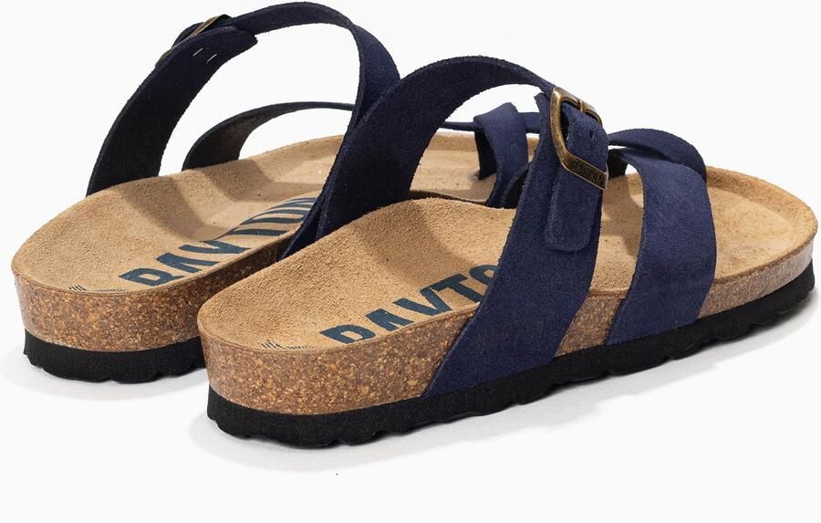 Bayton Teenslipper 'Diane' beige navy bruin zwart - Foto 3