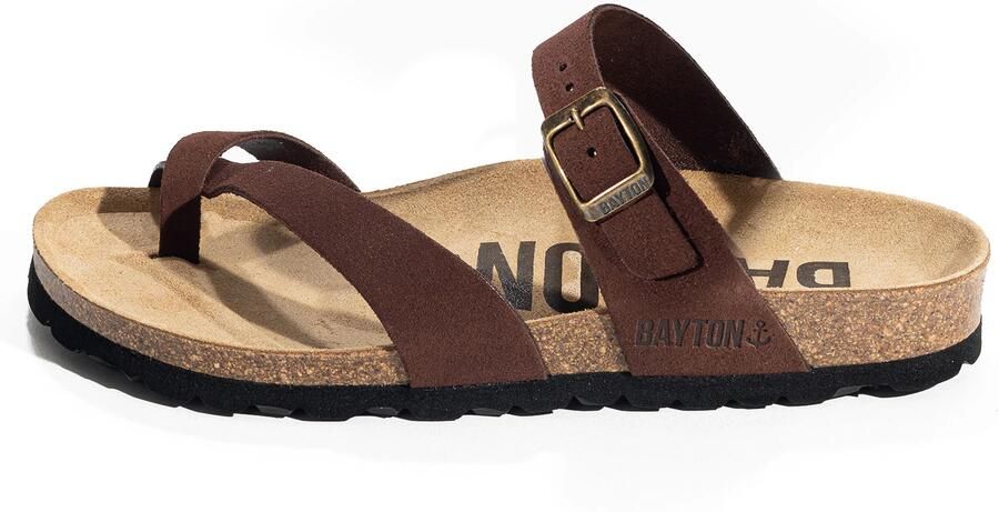 Bayton Teenslipper 'Diane' bruin