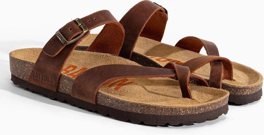 Bayton Teenslipper 'DIANE' bruin - Foto 3