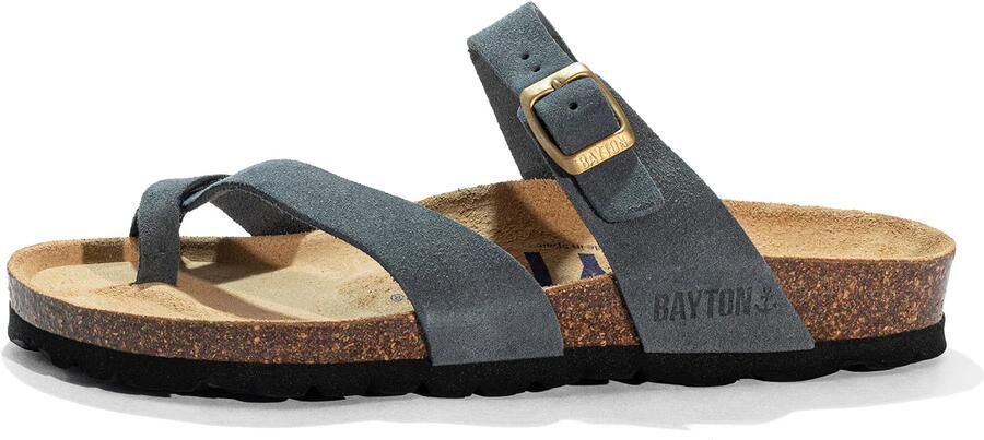 Bayton Teenslipper 'Diane' donkergrijs