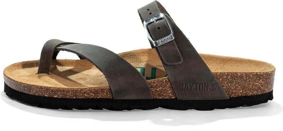 Bayton Teenslipper 'DIANE' donkergrijs