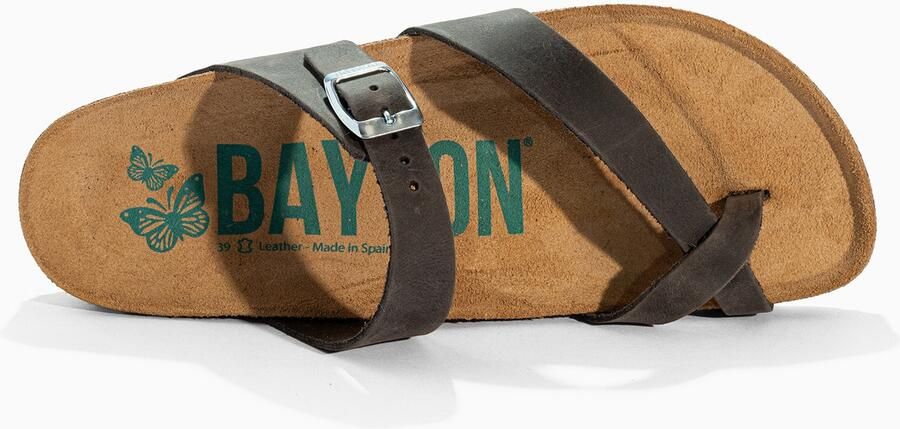 Bayton Teenslipper 'DIANE' donkergrijs - Foto 5