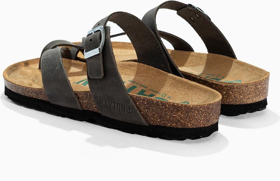 Bayton Teenslipper 'DIANE' donkergrijs - Foto 4