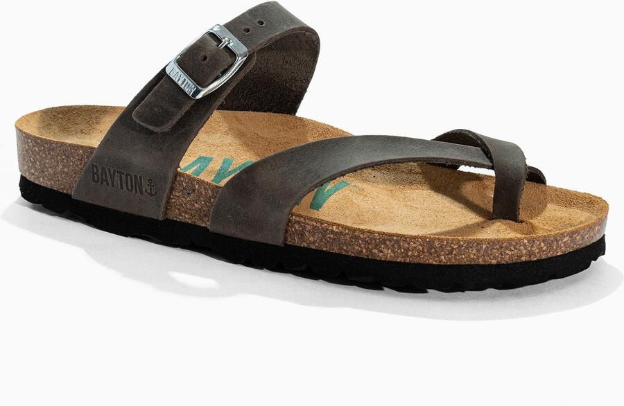 Bayton Teenslipper 'DIANE' donkergrijs - Foto 3