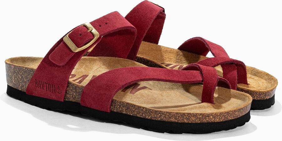Bayton Teenslipper 'DIANE' goud bordeaux - Foto 3