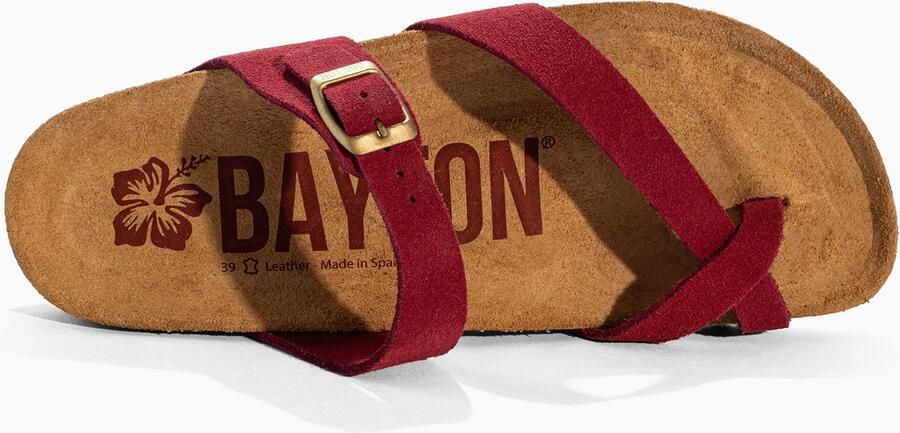 Bayton Teenslipper 'DIANE' goud bordeaux - Foto 4