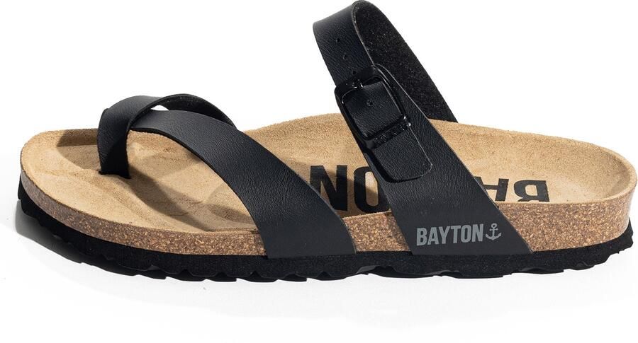 Bayton Teenslipper 'Diane' zwart