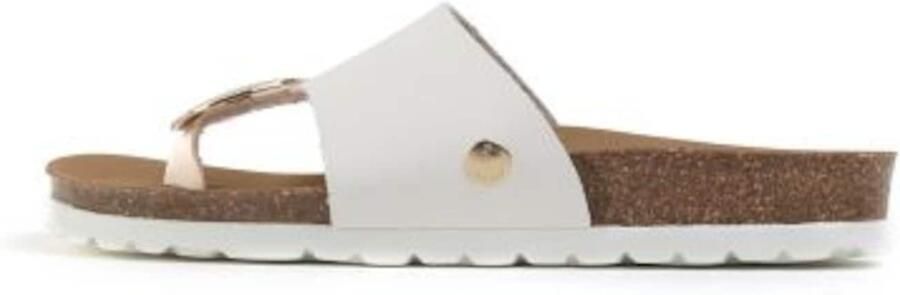 Bayton Teenslipper 'Galante' wit