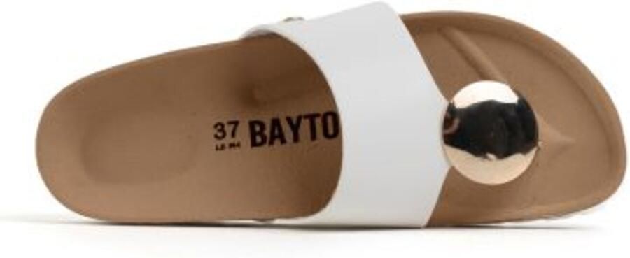 Bayton Teenslipper 'Galante' wit - Foto 4