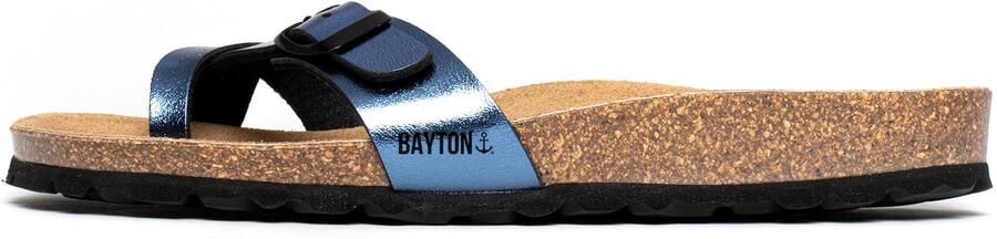 Bayton Teenslipper 'JUNON' blauw zwart