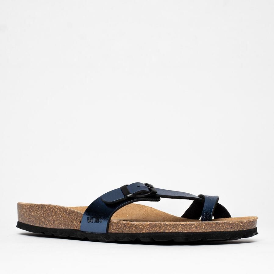 Bayton Teenslipper 'JUNON' blauw zwart - Foto 2